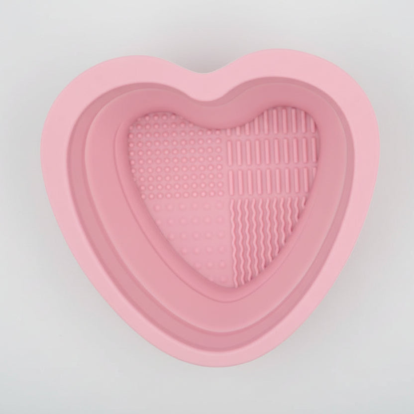 Silicone Bowl Hart Pink