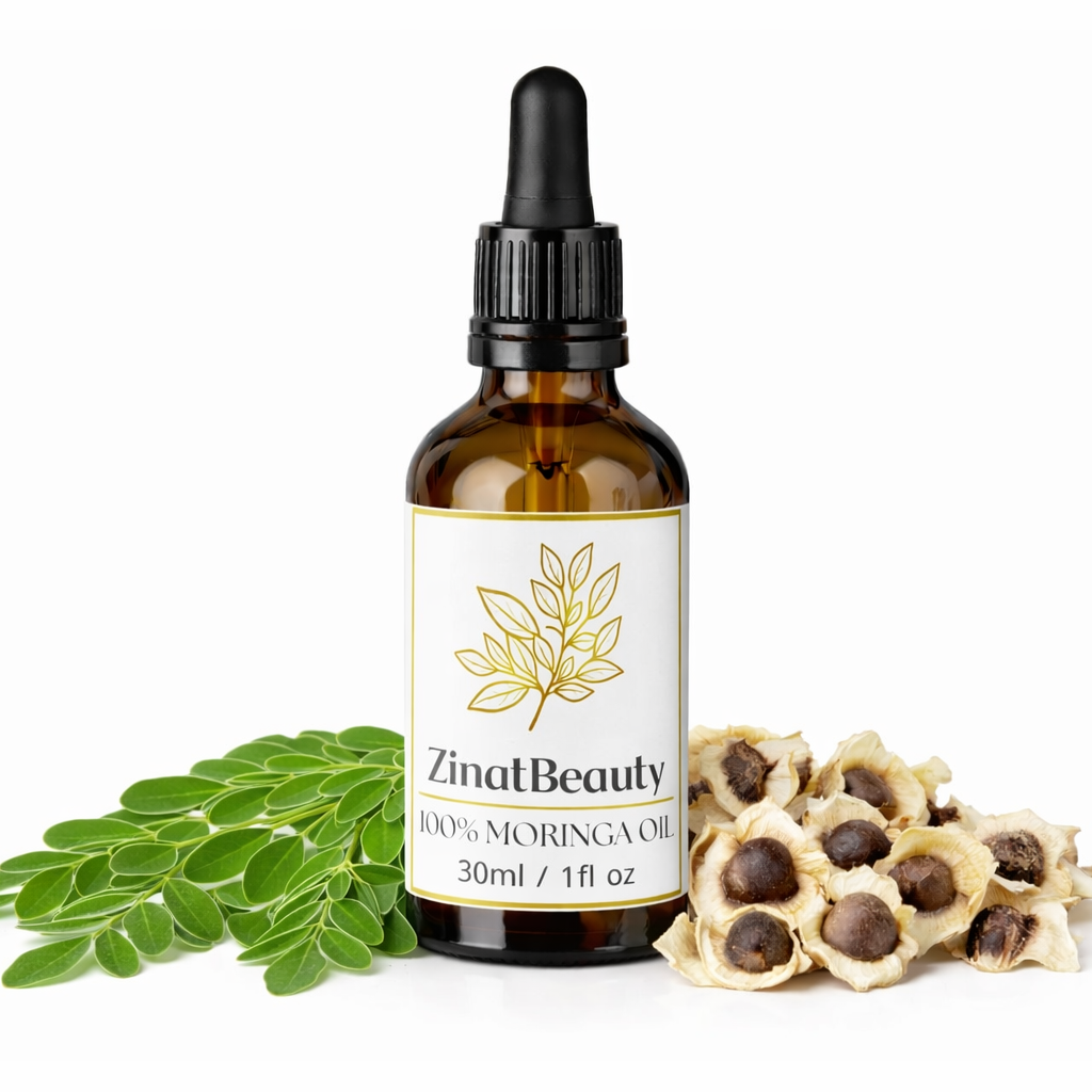 Moringa Oil for Hair & Skin – Natural Nourishing Beauty Oil | ZinatBeauty