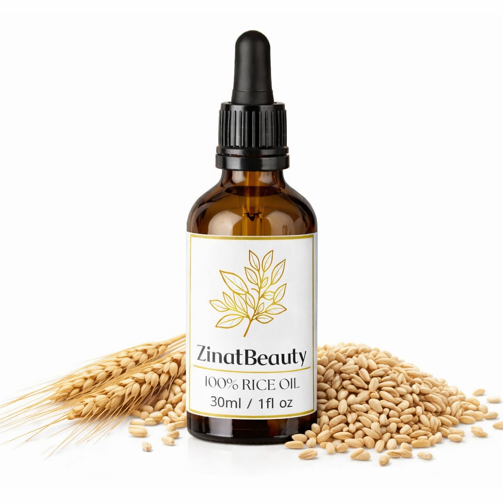 Rice Bran Oil for Hair & Skin – Natural Antioxidant Beauty Oil | ZinatBeauty
