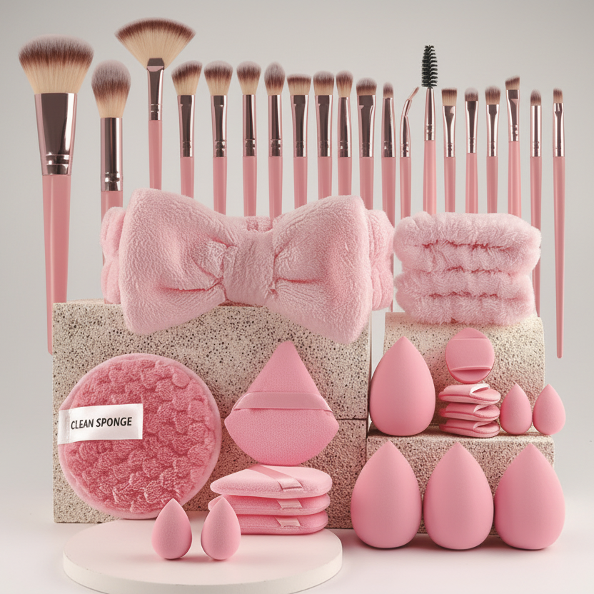 ZinatBeauty Beauty Tool Set Pink